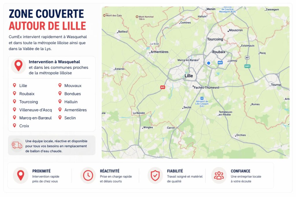 Remplacement chauffe-eau en panne - Plus d'eau chaude, ballon qui fuit. Intervention en 48h*.