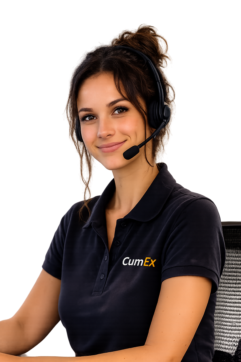 Conseillère CumEx au téléphone